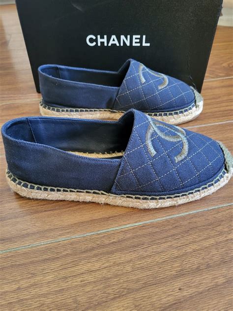 chanel espadrilles ebay|chanel espadrilles sale online.